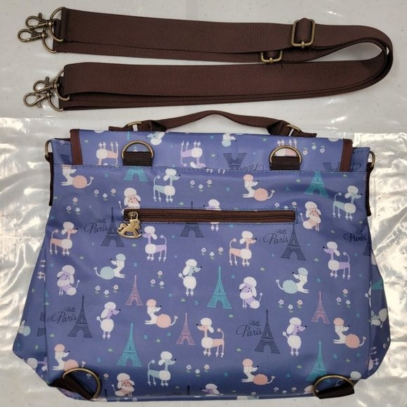 Waterproof Convertibe Handbag Backpack Crossbody Multifunctional Triple Use Bag - Picture 10 of 15